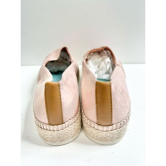 Dr. Scholl’s Espadrilles Womens Size 8 Pink Perforated Slip On Sunray Shoes - Picture 7 of 9